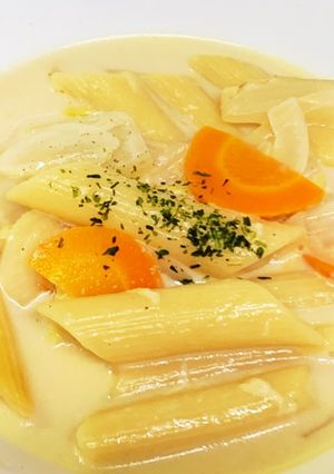 子供大好き★簡単白菜のミルクスープ-レシピのメイン写真
