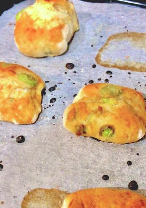 HMで簡単！和風な枝豆一口パン-レシピのメイン写真
