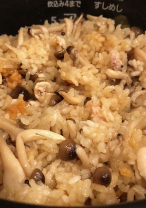 秋の味覚！！きのこ☆たっぷり炊き込みご飯-レシピのメイン写真