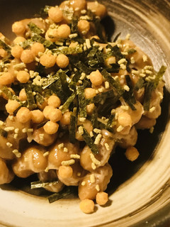 毎日の納豆●お茶漬けの素でポリポリ食感-レシピのメイン写真