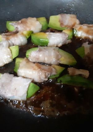 お弁当にアボカドの肉巻き-レシピのメイン写真