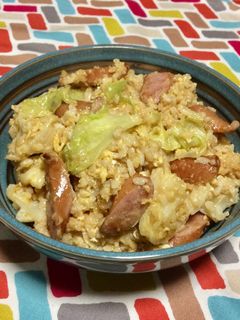 超簡単☆たこ焼き味風のマヨソース炒飯♫-レシピのメイン写真