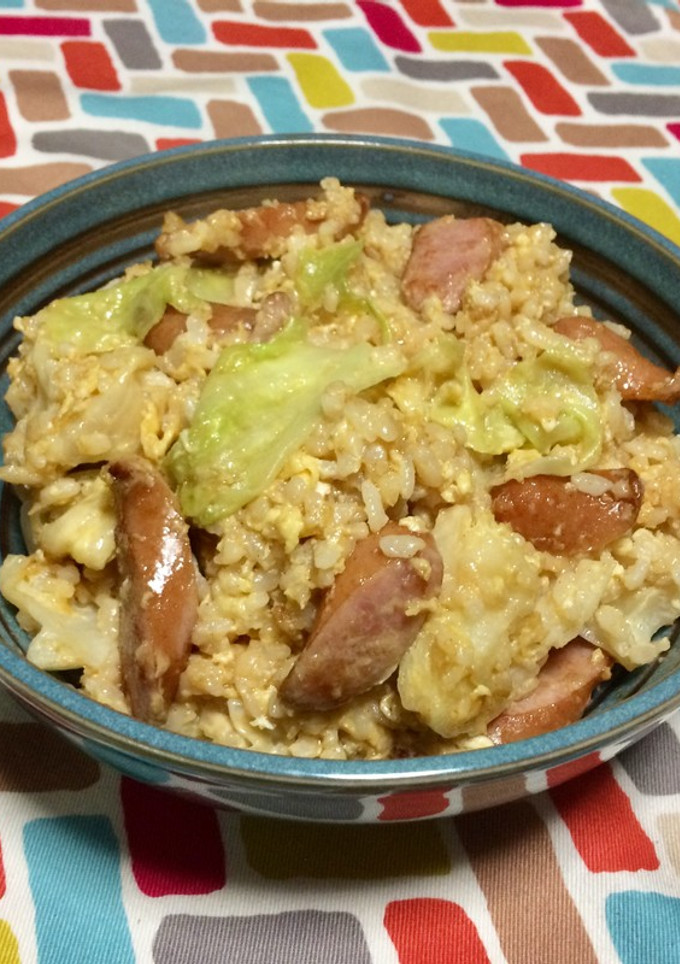 超簡単☆たこ焼き味風のマヨソース炒飯♫-レシピのメイン写真
