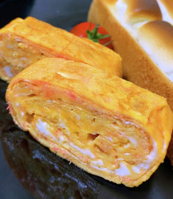 桜でんぶ消費＊甘くて美味しい♡卵焼き-レシピのメイン写真