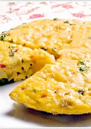 野菜ごろごろ☆スペイン風オムレツ-レシピのメイン写真
