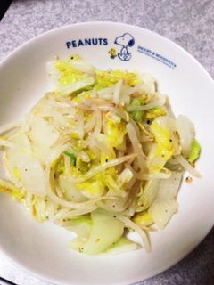 白菜とモヤシのナムル風和え物-レシピのメイン写真