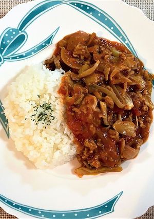 食物繊維たっぷり！キャベツのハヤシライス-レシピのメイン写真