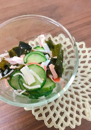きゅうりとカニカマの酢の物-レシピのメイン写真