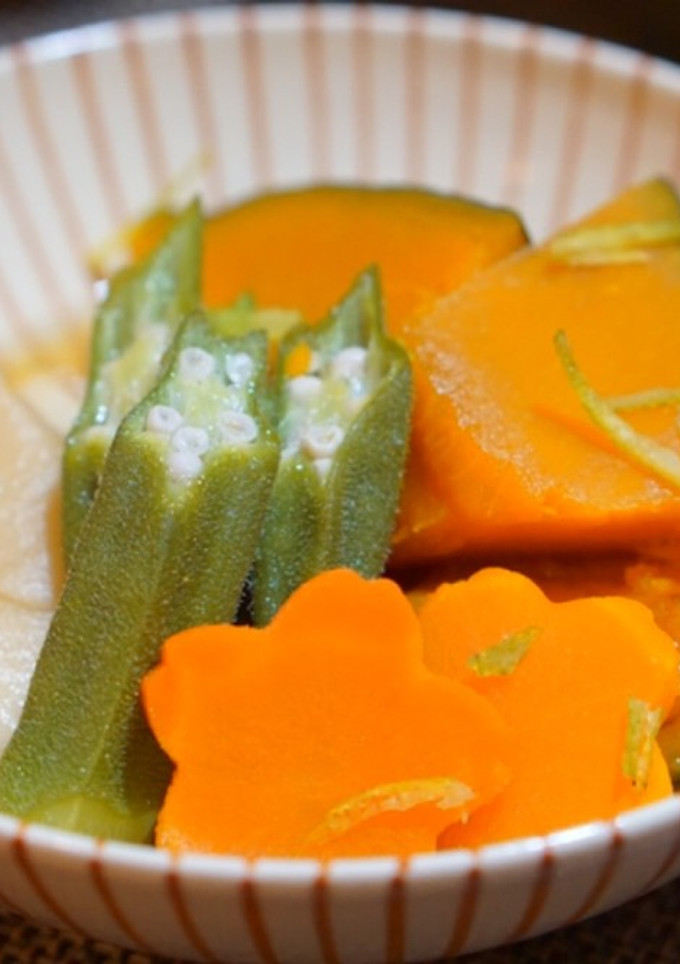 南瓜と麩の煮物-レシピのメイン写真