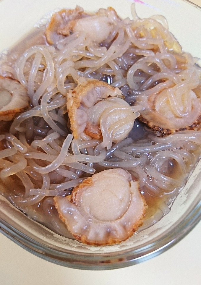 【簡単】ホタテとしらたきの醤油煮-レシピのメイン写真