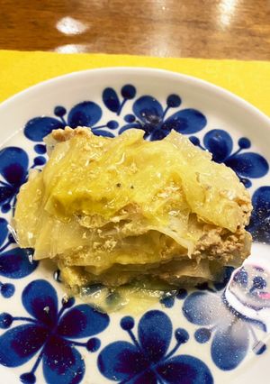 キャベツとひき肉の重ね煮-レシピのメイン写真