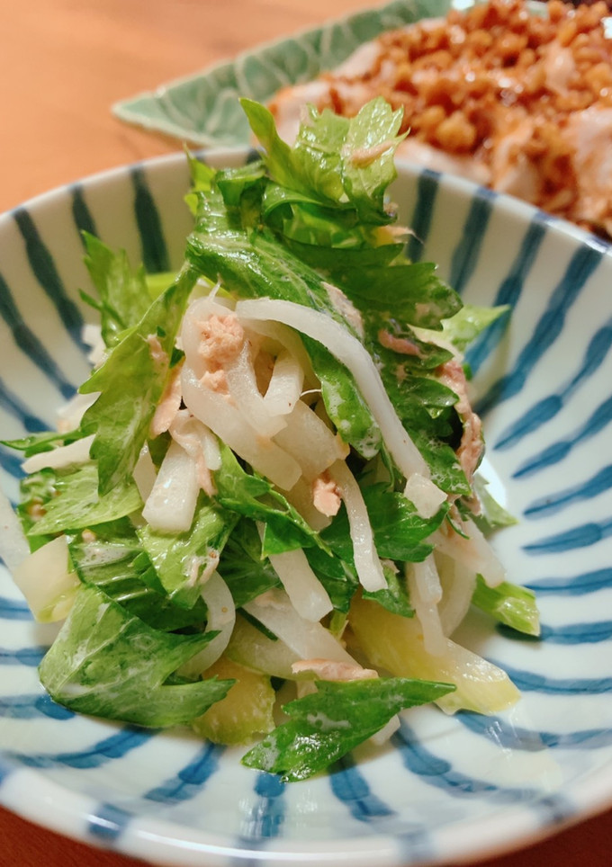 セロリと大根のマヨさっぱりサラダ-レシピのメイン写真