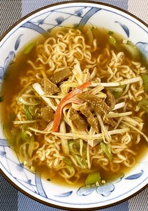 白髪ネギとメンマのしょうゆラーメン～♪-レシピのメイン写真
