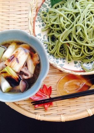 薬膳★丹波しめじの鴨南蛮　～茶そばで～-レシピのメイン写真