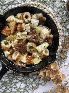 簡単!すぐ出来るちくわと椎茸のアヒージョ-レシピのメイン写真