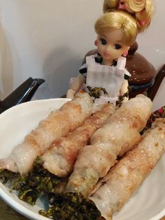 リカちゃん♡紫蘇の実豚肉巻きയꕤ*.゚-レシピのメイン写真