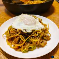 รูปของ 簡単に美味しいダブルソースの焼きそば