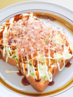 今すぐ真似したくなるお好み焼き風トースト-レシピのメイン写真