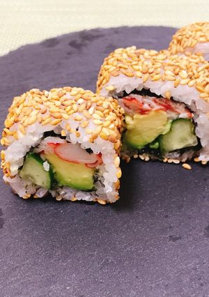 金ごまカリフォルニアロール-レシピのメイン写真