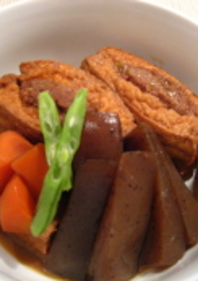 厚揚げのひき肉はさみ煮-レシピのメイン写真