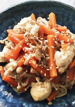 簡単ヘルシー☆豆腐のにんじんしりしり風-レシピのメイン写真