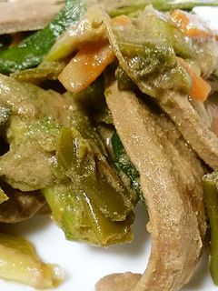 豚レバーの野菜炒め 生姜風味で-レシピのメイン写真