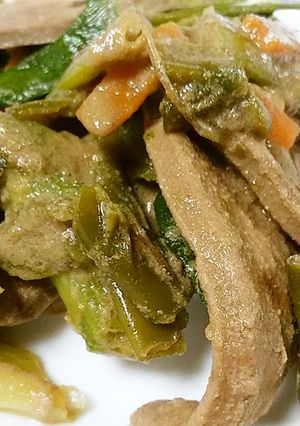 豚レバーの野菜炒め　生姜風味で-レシピのメイン写真