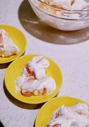 秋にぜひ！柿のサラダ-レシピのメイン写真