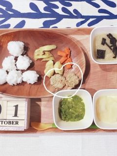 【離乳食中〜後期】オートミールお好み焼き-レシピのメイン写真