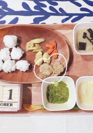 【離乳食中〜後期】オートミールお好み焼き-レシピのメイン写真
