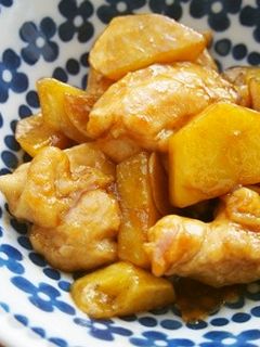 むね肉・じゃが芋のニンニク照り焼き炒め♪-レシピのメイン写真