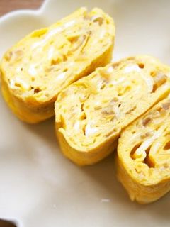 ねぎ醤油入り!卵焼き♪味付けいらず簡単-レシピのメイン写真