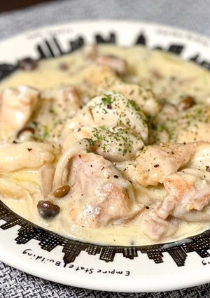 鶏肉のチーズクリーム煮-レシピのメイン写真