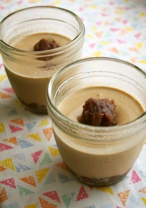 あんこ入り！カフェオレパンナコッタ♪-レシピのメイン写真