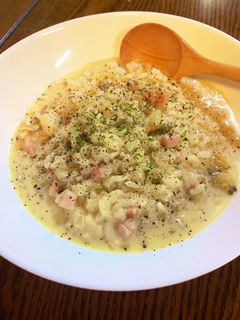 シーフードクリームリゾット-レシピのメイン写真