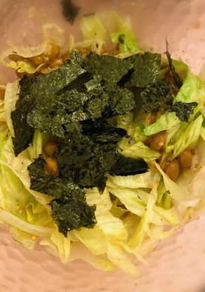 おつまみ☆納豆レタスサラダ☆☆-レシピのメイン写真