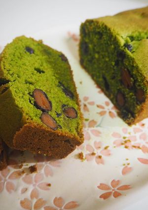 ✿黒豆と抹茶の米粉パウンドケーキ✿-レシピのメイン写真