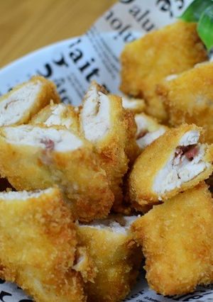 ヘルシー♬ささみの梅チーズフライ★-レシピのメイン写真