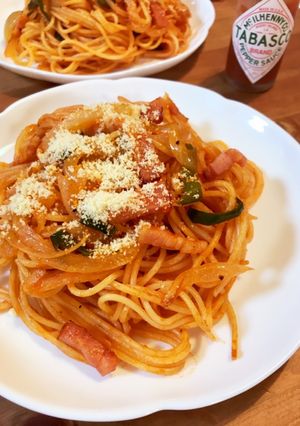 簡単☆手軽にナポリタン-レシピのメイン写真