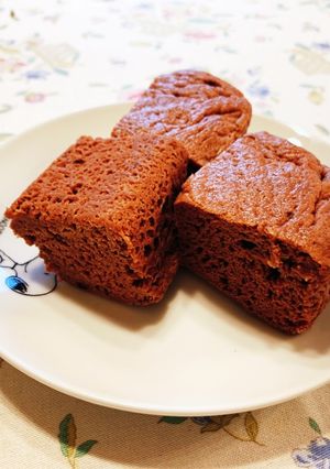 サイリウム入り ♡ おからココアケーキ-レシピのメイン写真