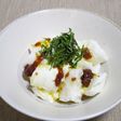 長芋とモッツァレッラの梅肉和え