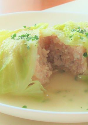 鶏ひき肉と春キャベツで簡単ロールキャベツ-レシピのメイン写真