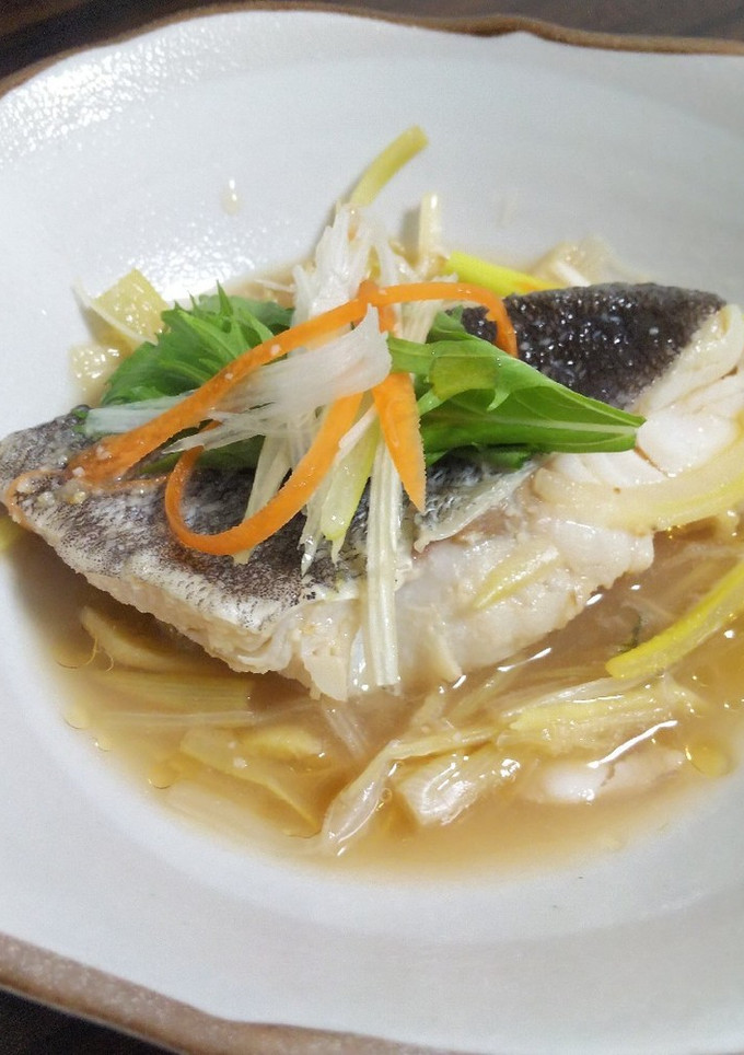 鱈と白ねぎの華風酒蒸し-レシピのメイン写真