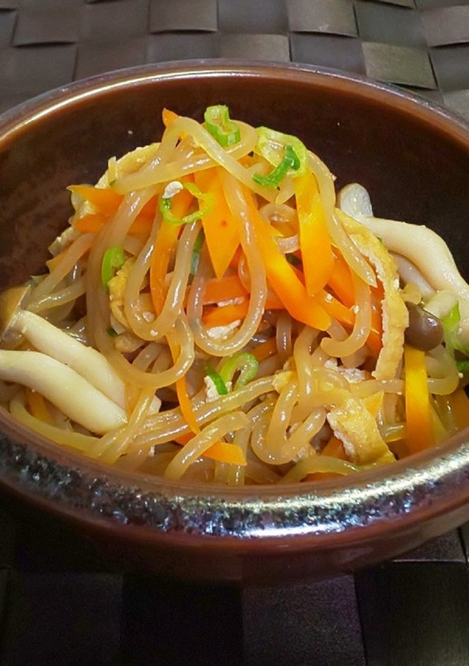 しらたきと油揚げの含め煮-レシピのメイン写真