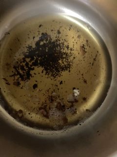 フライや天婦羅の油の温度確認(180°)-レシピのメイン写真