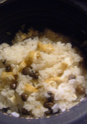 今年のむかごご飯-レシピのメイン写真