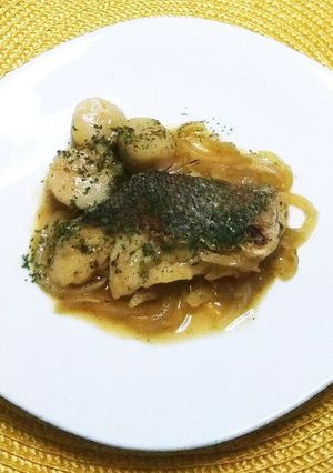 鱈とホタテの柚子こしょう入バター醤油焼き-レシピのメイン写真