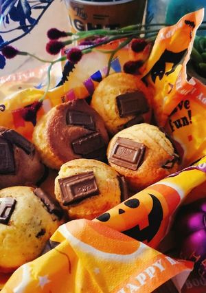 ホットケーキミックスで!板チョコマフィン-レシピのメイン写真