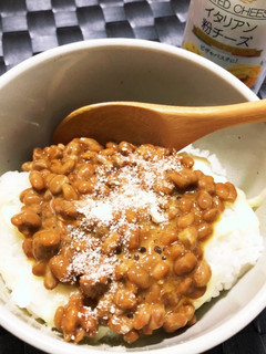 ダブルチーズで納豆丼-レシピのメイン写真