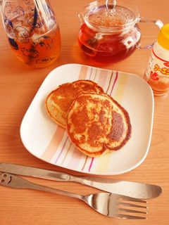オートミールパンケーキ(卵入り)-レシピのメイン写真
